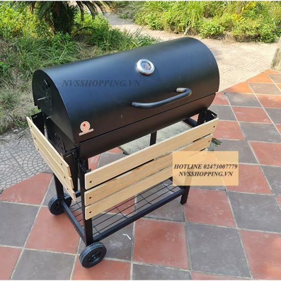 Bếp nướng than hoa ngoài trời BBQ05 Có nắp đậy