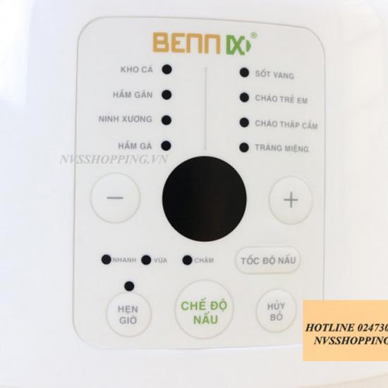 Nồi nấu chậm Bennix BN-30SLC có hẹn giờ nấu