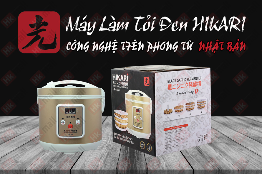 Máy làm tỏi đen Hikari-HR1688 Công nghệ nhật bản