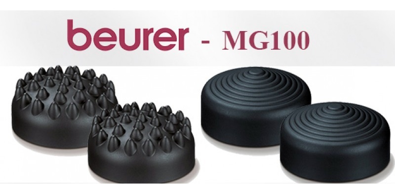 Bộ 2 đầu massage kèm theo của Máy massage cầm tay Beurer MG100