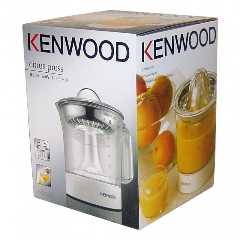 Vỏ hộp của Máy vắt cam Kenwood JE290 Nhập khẩu Vương quốc Anh